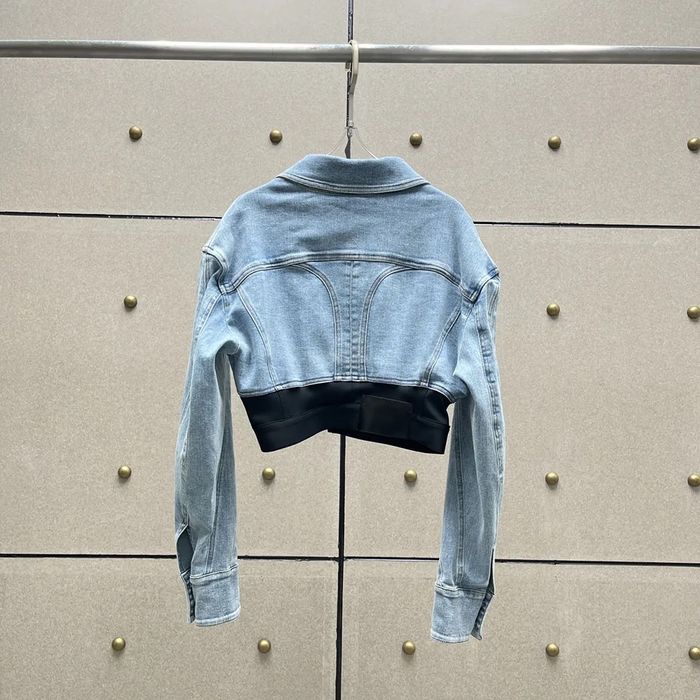 Дънкови якета balenciaga mugler acne studio