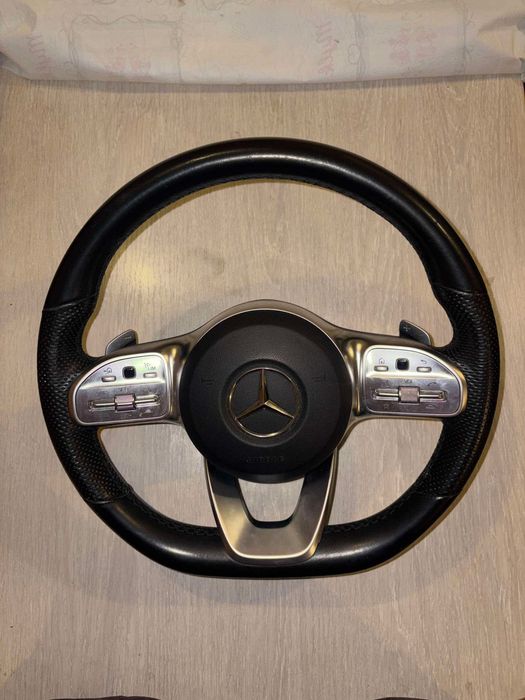 Volan Mercedes GLE W167/ GLS X167 cu padele +airbag