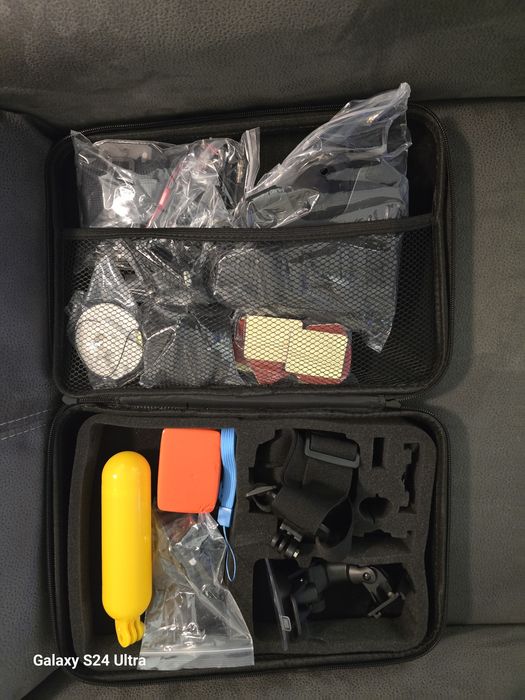 Gopro 12 hero black+стойки за глава и много други