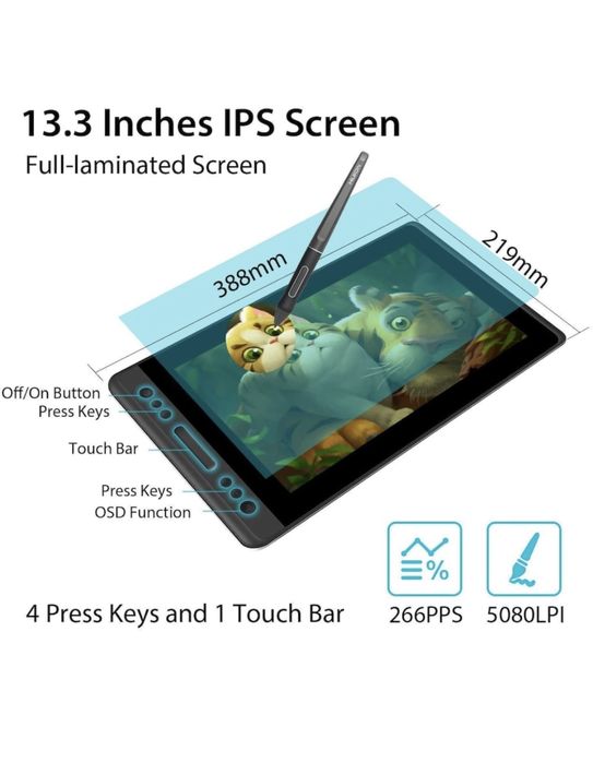 Tableta grafica Huion KAMVAS Pro 13