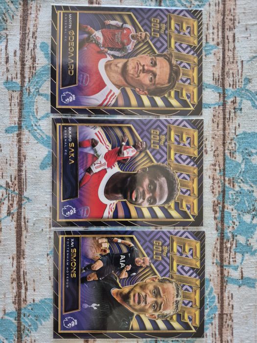 Topps Gold EPL 25/26 Base & Inserts Updated 17.04