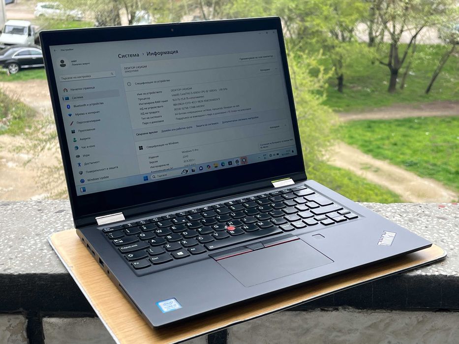 2в1 лаптоп и таблет: Lenovo ThinkPad X390 Yoga (i5,16GBDDR4,256GB SSD)