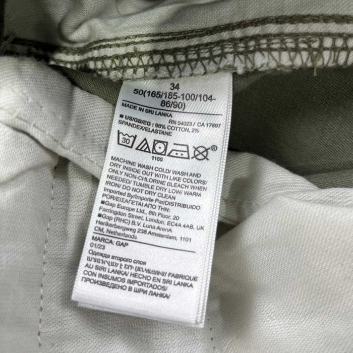 Шорты мужские Gap Chino Olive Green Cargo Shorts! Новые  бирками!