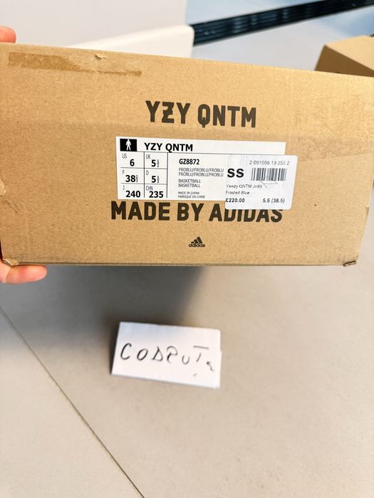 Adidas Yeezy QNTM Frozen Blue