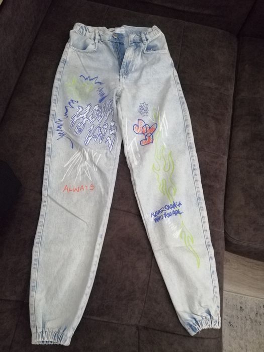 Джинсы Bershka denim jogger