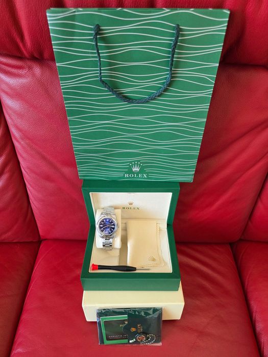 Мъжки часовник Rolex Oyster Perpetual - Пълен комплект!