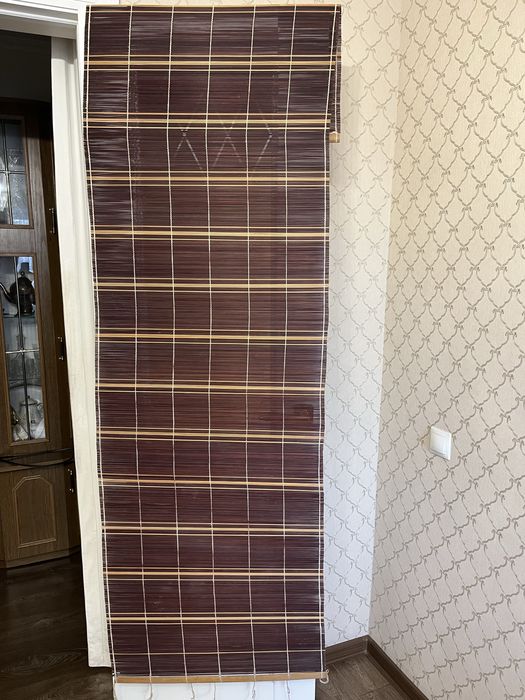 Вьетнамская соломка вместо жалюзи