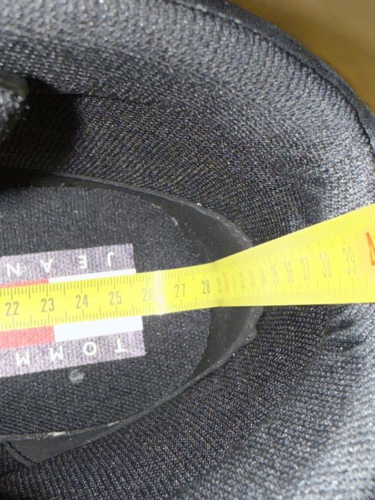 Tommy Jeans Lace Up Boot bocanci piele neagra marimea 43 noi originali