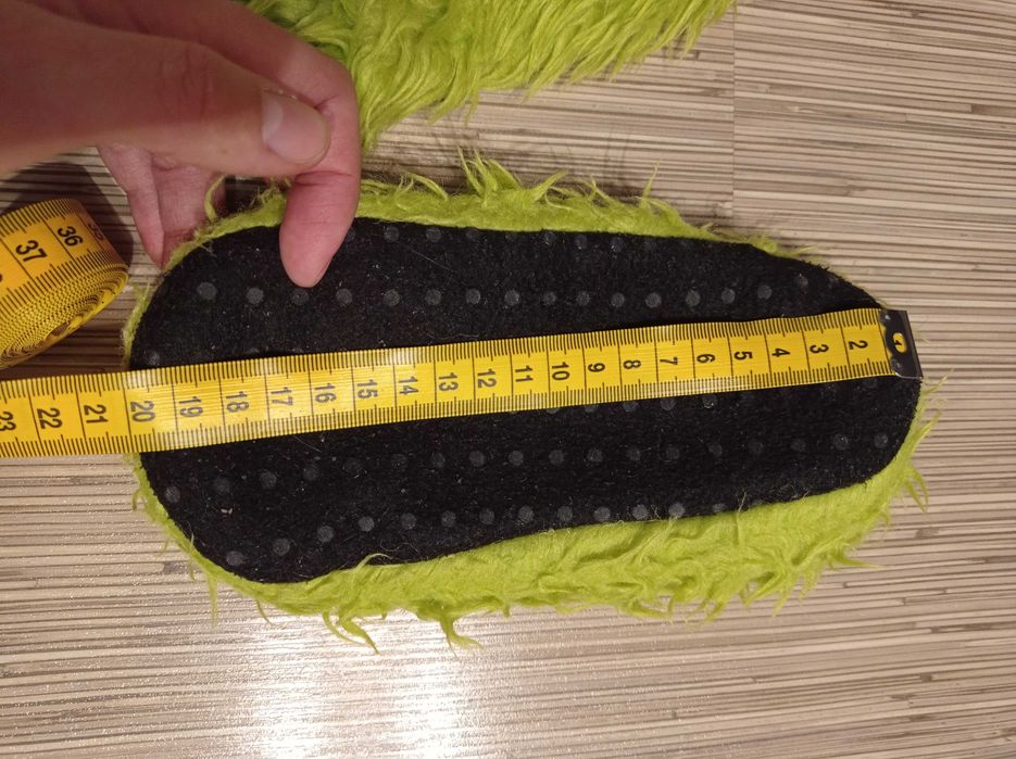Papuci de casa de Craciun cu Grinch interior 20cm