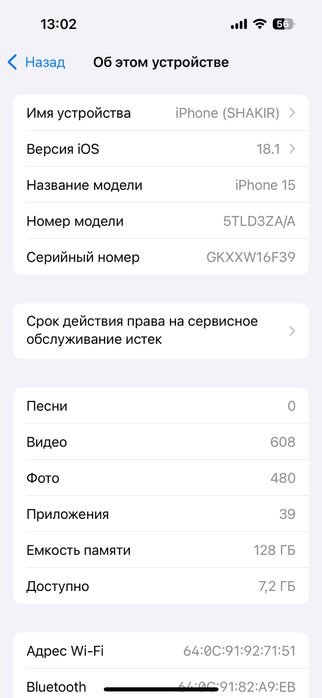 Айфон 15 128гб 99%