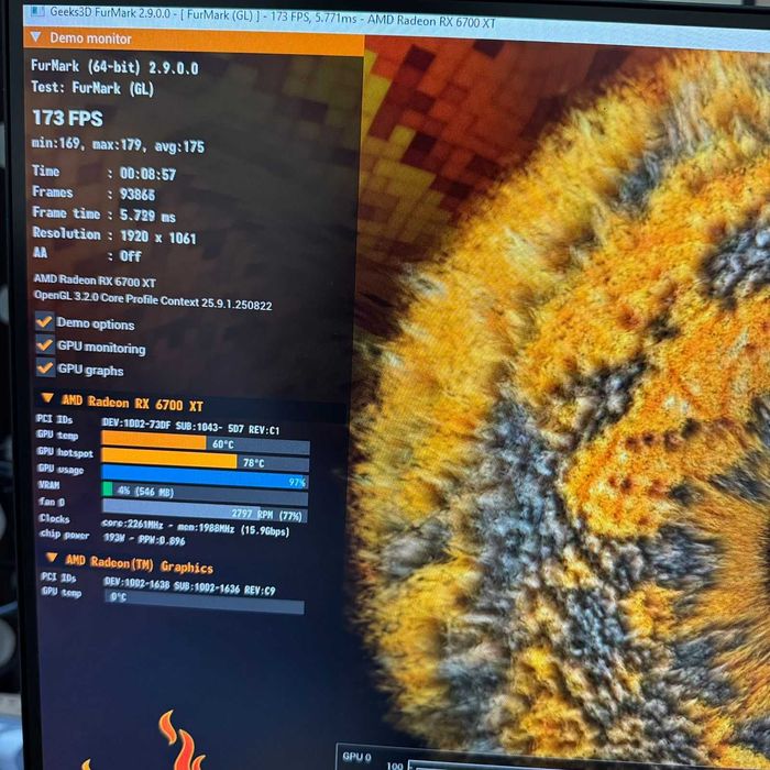 Placa video ASUS AMD Radeon RX 6700 XT Dual O12G 12GB gddr6 192bit