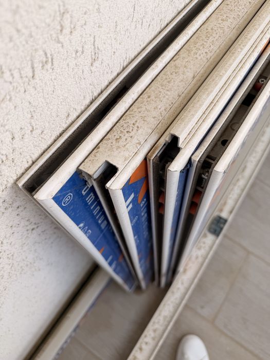 Perete termopan complet Aluminiu Glisant NOU (Delta Aluminium) cu sticlă Low-E