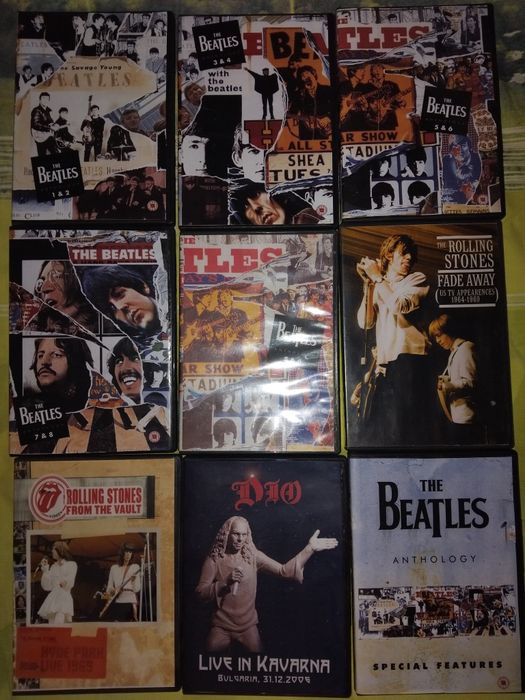 DVD  дискове с рок музика