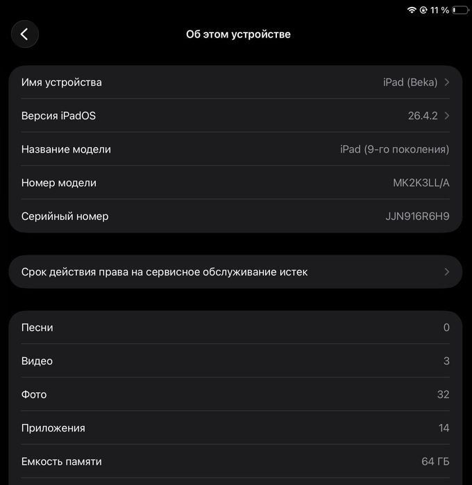 Ipad 9го поколения