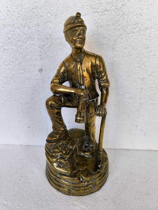 statueta veche bronz arta antichitati figurina vintage handmade antik