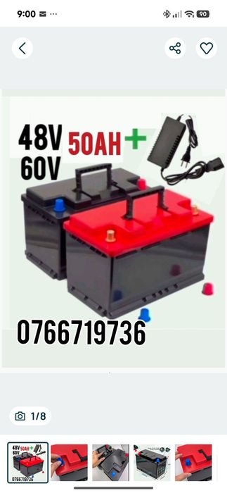 Baterie 60V-50Ah,40Ah30Ah,25Ah,15Ah Scuter,Triciclu
