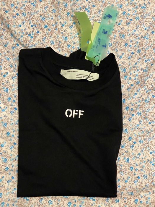 Tricou Off White OW, nou cu eticheta, marimea M/L