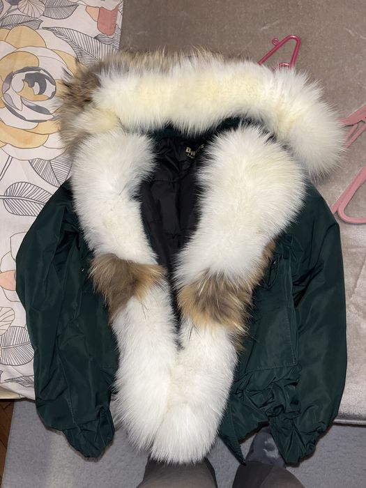 Яке с естествен косъм лисица