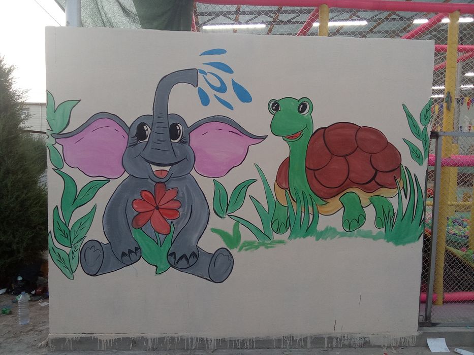 Devorga rasm chizdirish Картина на стене