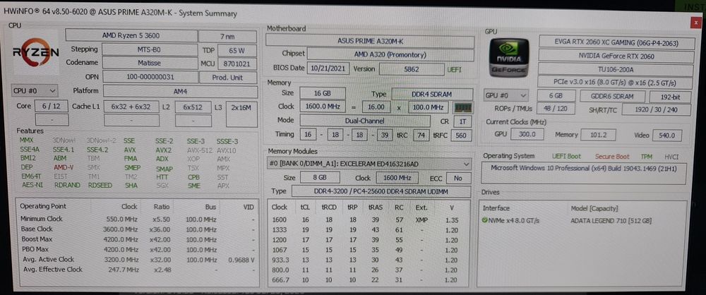 PC Gaming Ryzen 5, RTX 2060, 16 Gb RAM