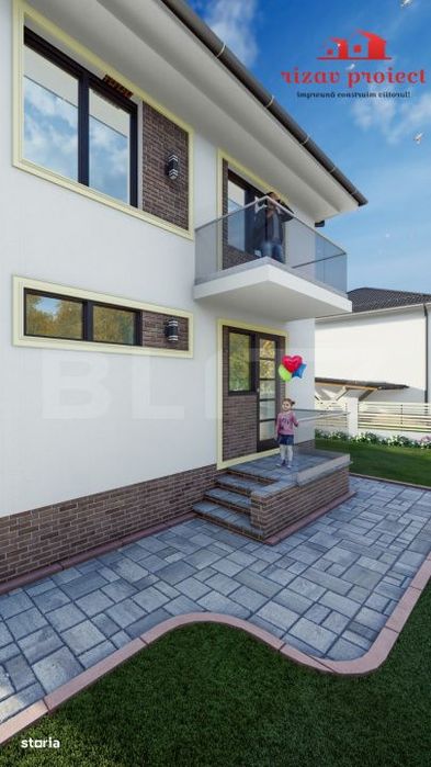 Casa cu 3 dormitoare, teren 500 mp, ideala pentru familie