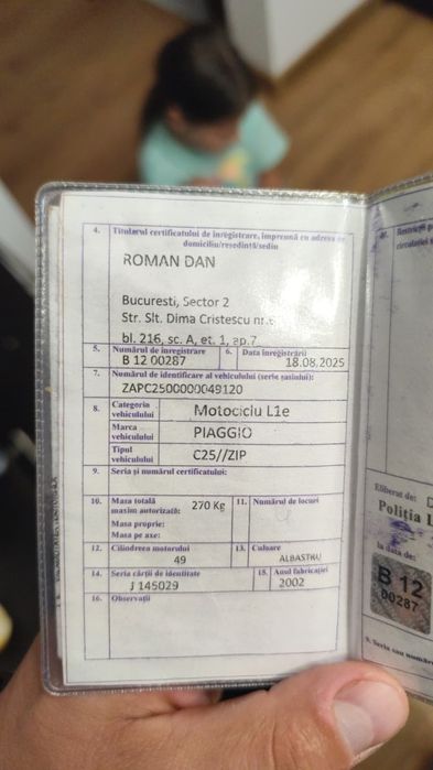 Piagio zip de vanzare