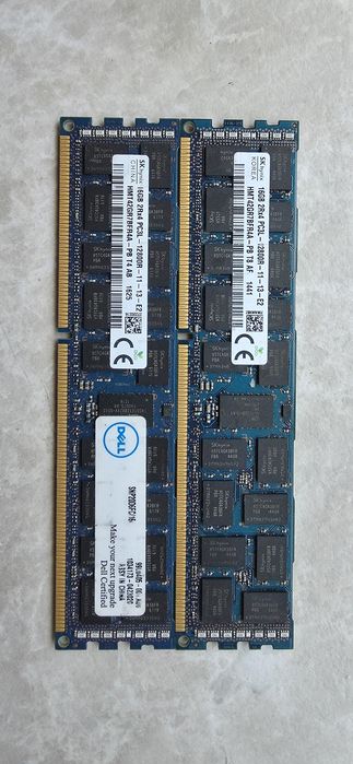 RAM Server SK Hynix 32GB (2x16GB) DDR3L 1600MHz ECC Registered PC3L-12800R