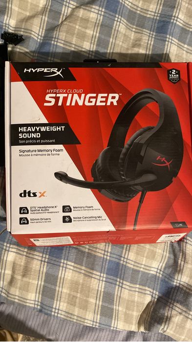 Наушники HyperX Cloud Stinger HX-HSCS-BK/EE черный