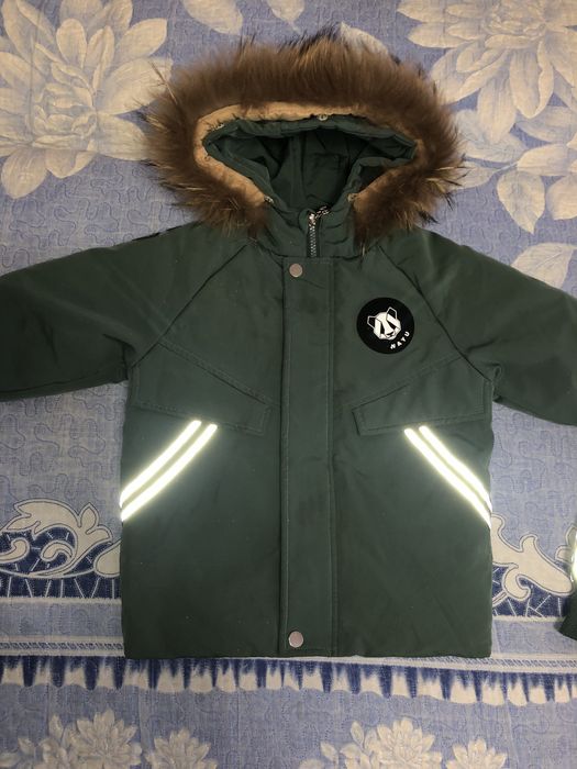 Комплект пуховик со штанами размер 100