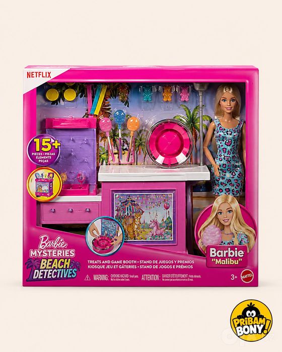 Barbie Mysteries Beach Detectives Malibu кукла набор Mattel оригинал