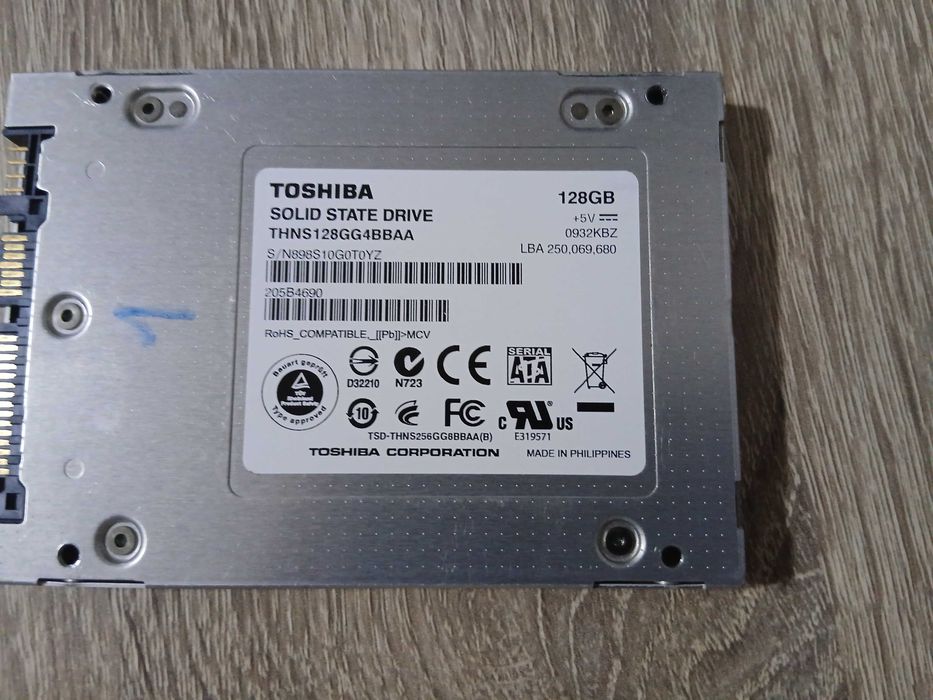 ssd TOSHIBA thns128gg4bbaa