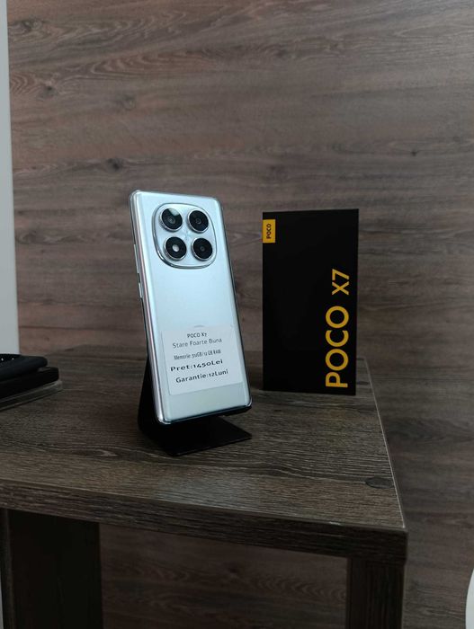 POCO X7 | Stare Impecabila 99% Baterie  | 12GB RAM 512GB Memorie | Posibilitate In Rate | Acceptam Si Schimburi