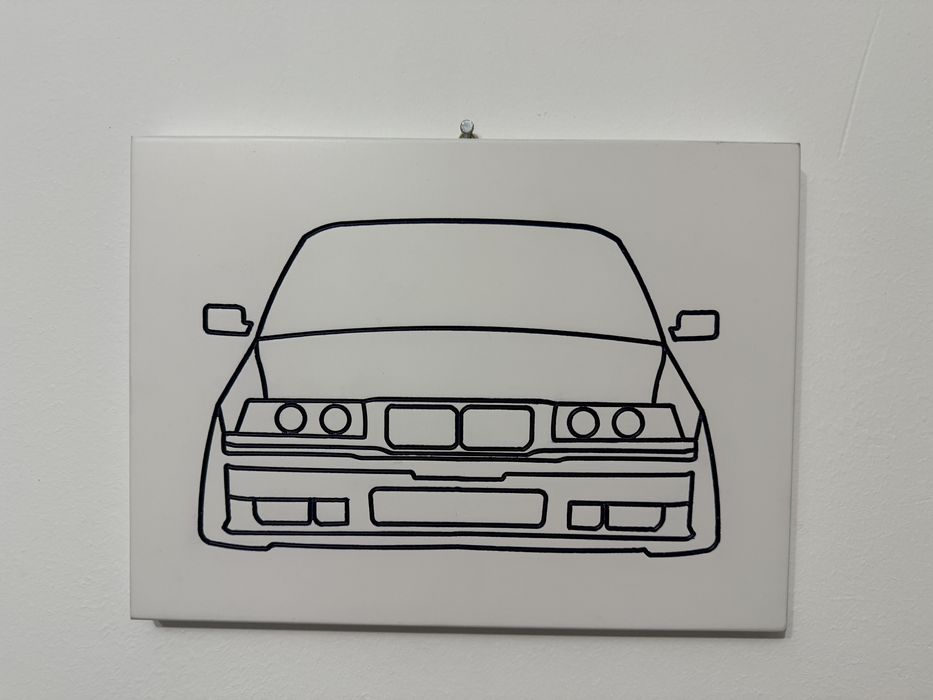 Tablou personalizat gravat cu tematica auto