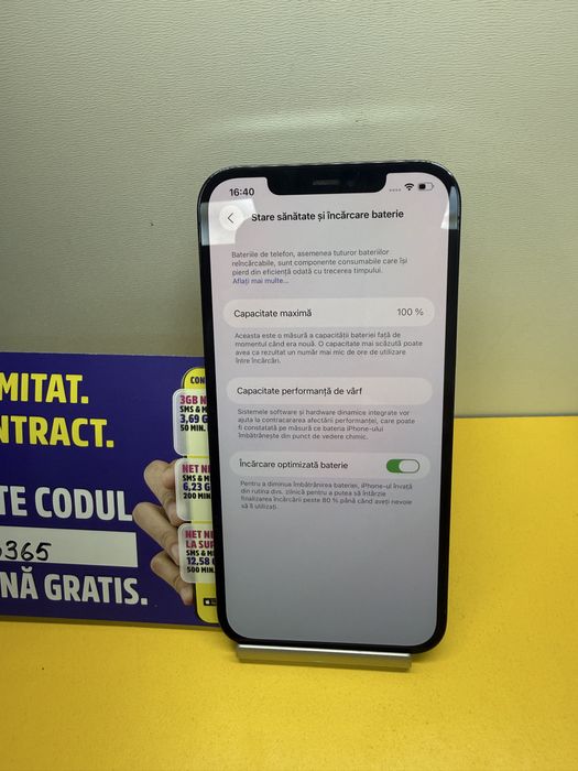 Iphone 12 pro max 256 gb 100% bateria