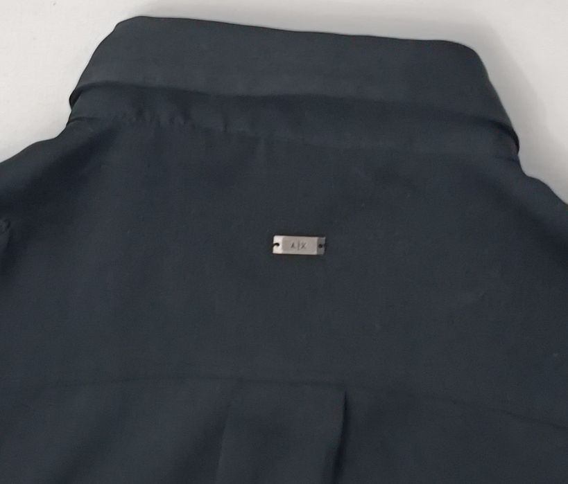 Armani Exchange Long Shirt оригинална дълга риза S черна дълъг ръкав