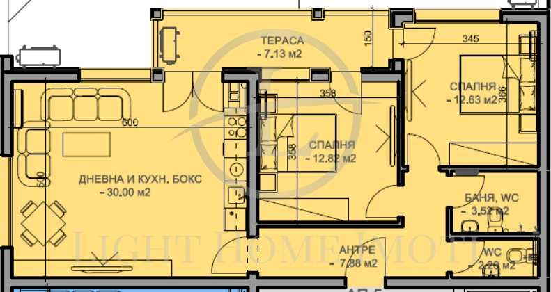 Продава се Тристаен апартамент в Пловдив, Кючук Париж - 113 кв.м за 1133 €/кв.м - Снимка #5