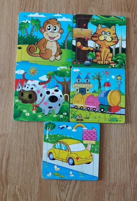 Tableta copii, puzzle lemn, lego pisica, joc X0, joc inteligence stick