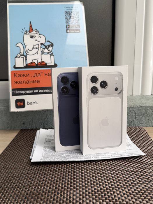 iPhone 17 Pro 256Gb Silver / Deep Blue НОВ! *ЛИЗИНГ* 36М ГАРАНЦИЯ