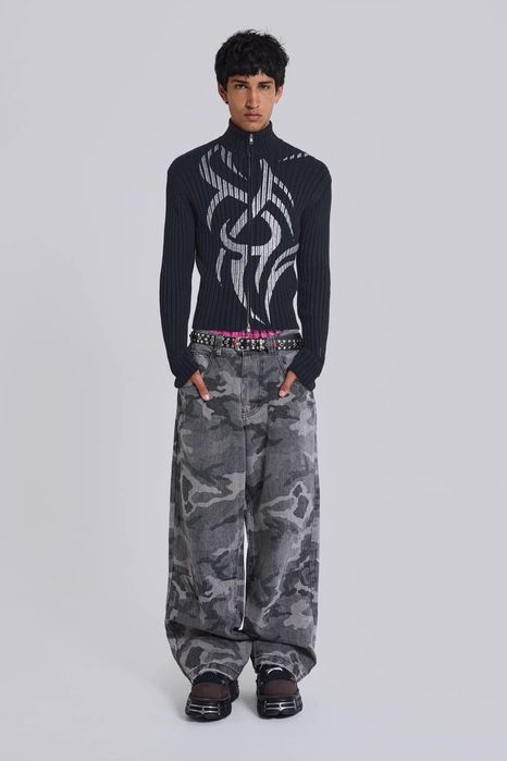 Дънки  Jaded London Camo Fade Colossus Jeans