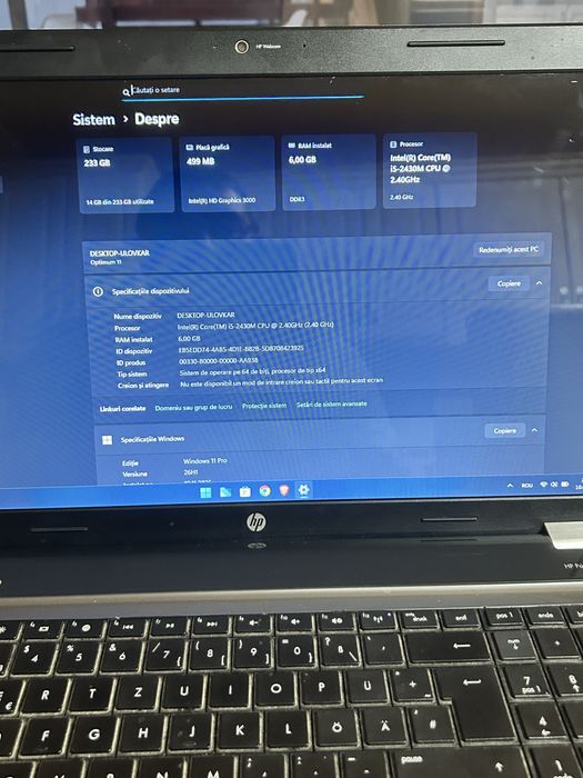 HP i5,6giga rami ,Samsung i7 ,6 giga rami