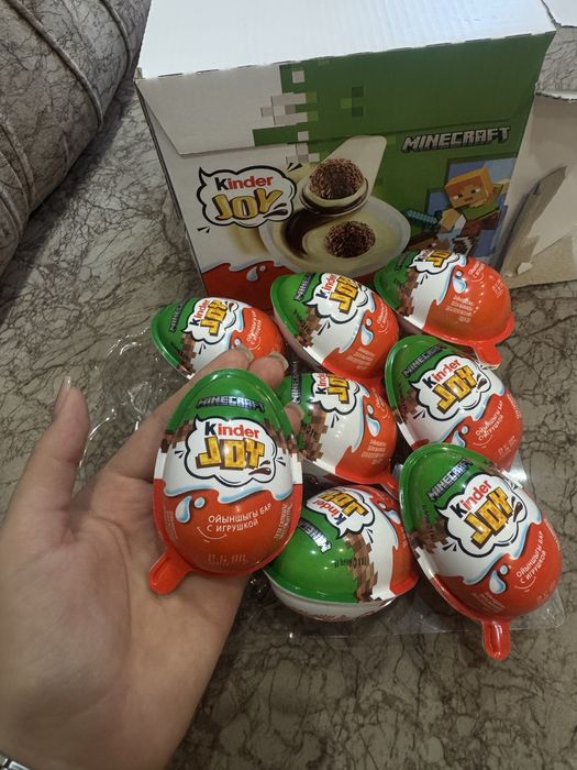 Киндеры джой, маинкрафт