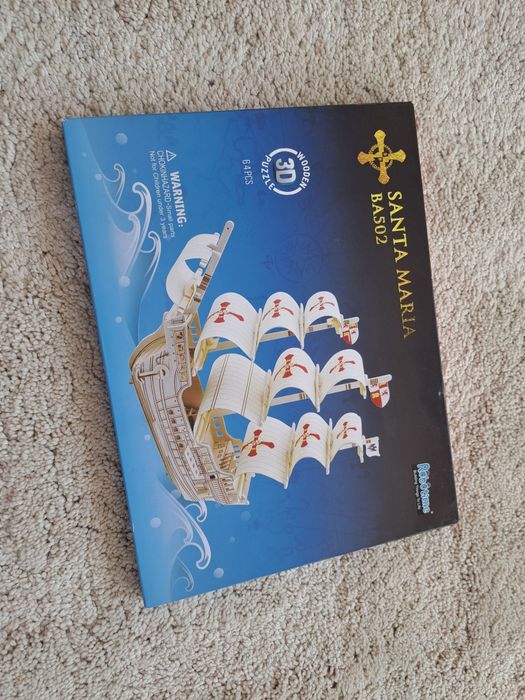 Нов 3D пъзел - кораб Santa Maria