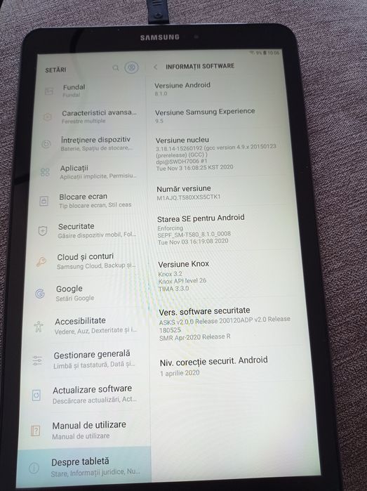 Tableta Samsung Galaxy TAB A(2016)SM-T580 32 Gb 2gb mem/ram