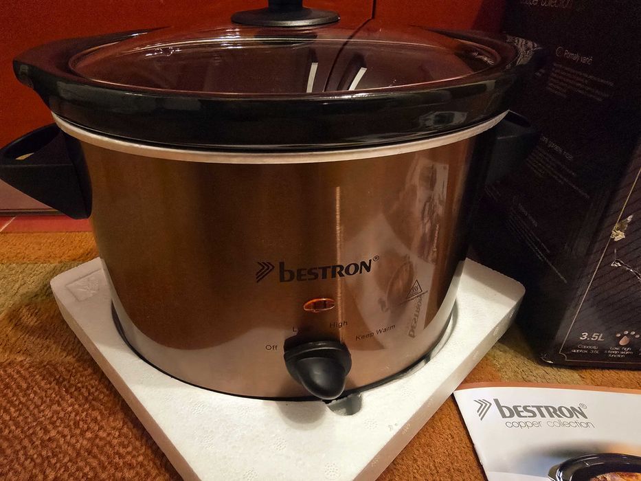 Slow Cooker Bestron ASC350 - Oala Gatit Lent Ceramica, Noua Nefolosita
