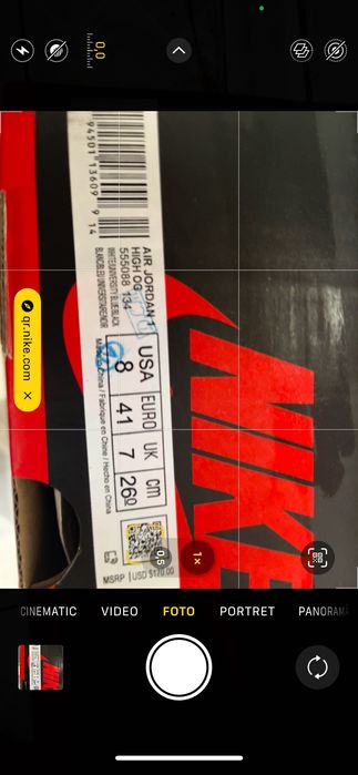 Jordan 1 high UNC retro (og)