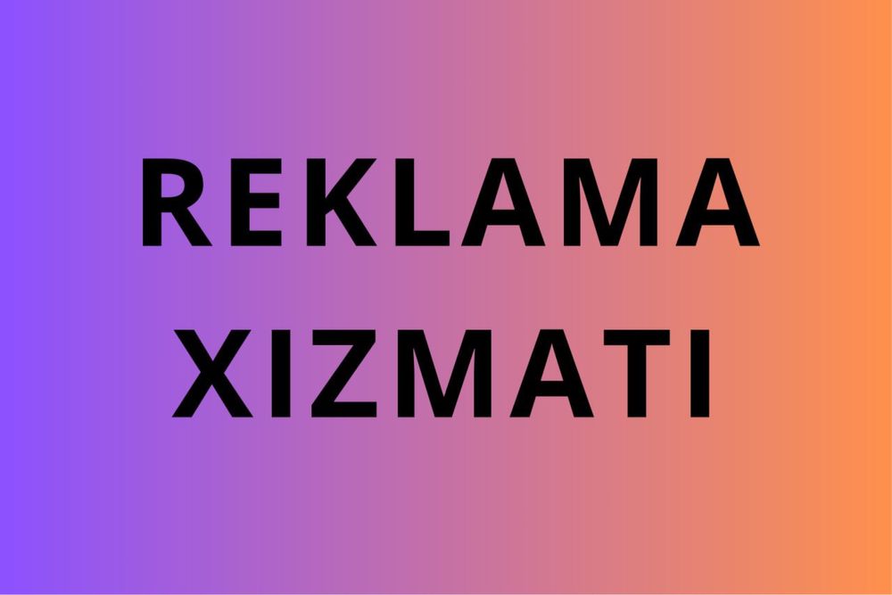 Banner chiqarish reklama xizmatlari