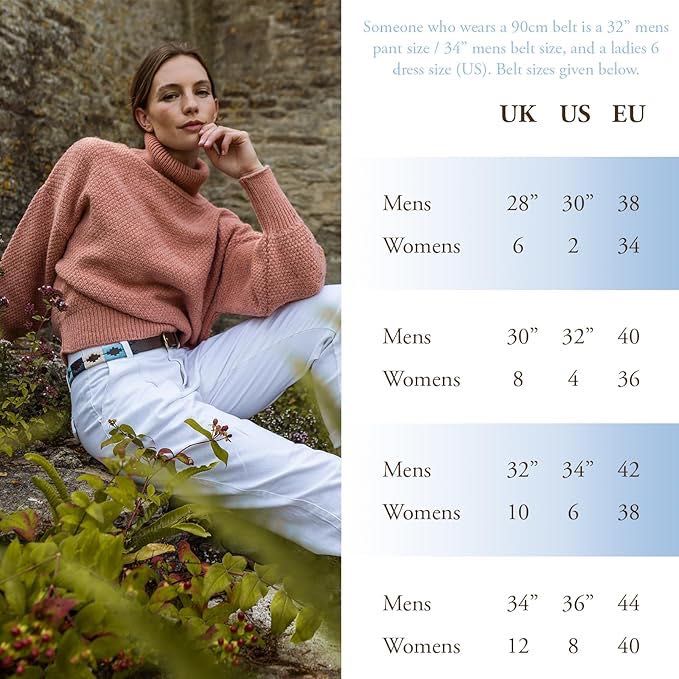 Curea de piele polo Sereno Pampeano,masura 48,3,5 cm lățime,noua