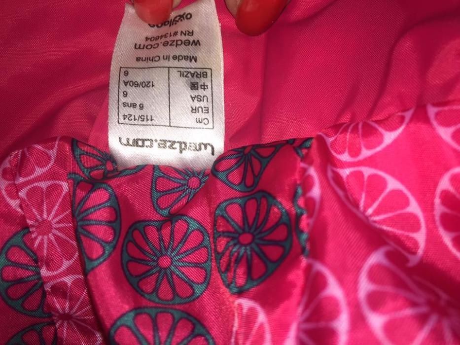 Geaca pt fetițe 6 ani(115/124cm)