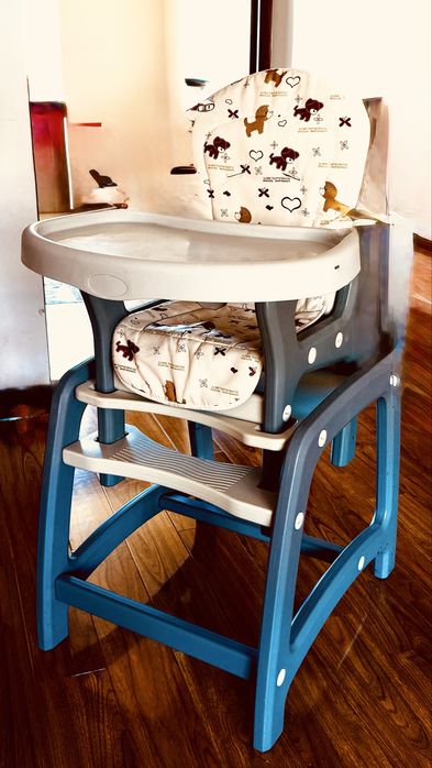 Scaun de masa multifunctional crem Kidscare