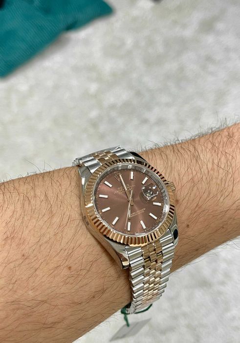rolex datejust 41mm шоколад